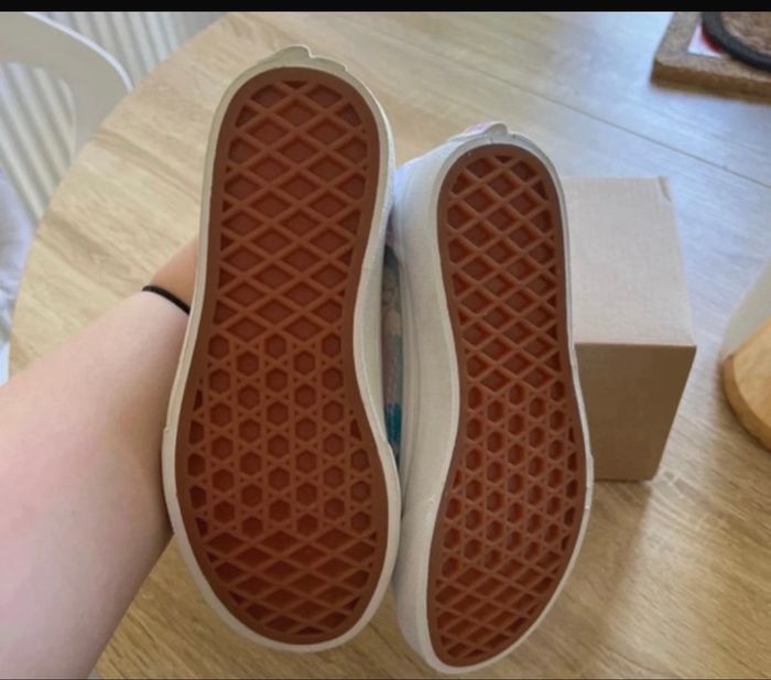 Baskets Vans Old Skool Tape - Rose - photo numéro 3