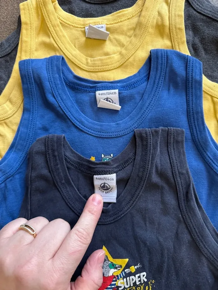 Lot de 4 T-shirt petit bateau - photo numéro 3