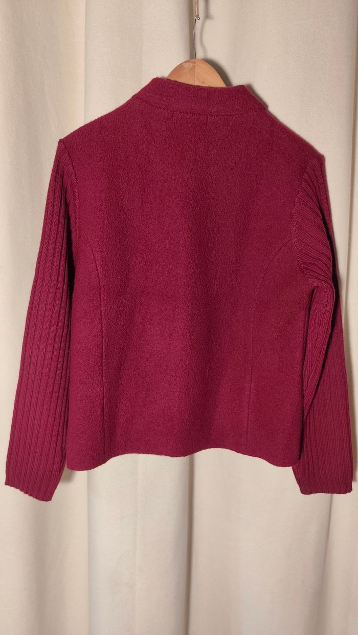 Gilet/veste Burton 100% laine taille XL rouge - photo numéro 7