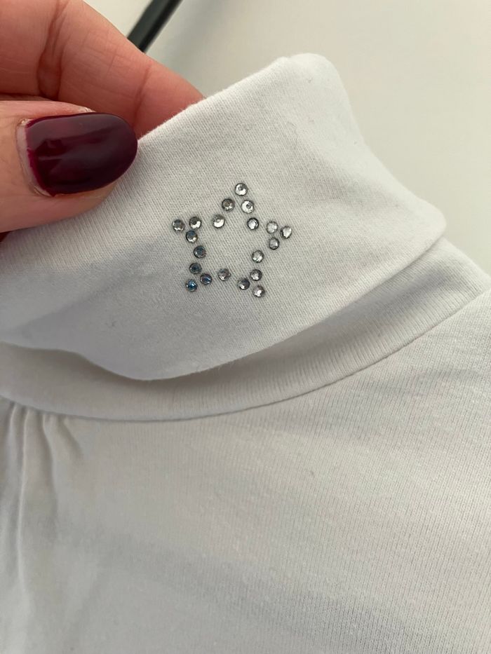 Sous pull blanc fille 8 ans okaidi - photo numéro 3