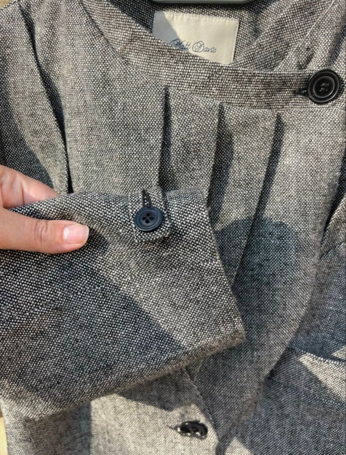 Veste style blazer gris chiné - Matt Davis - photo numéro 4