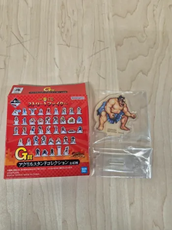 Figurine acrylique Street Fighter Ichibankuji : Honda bleu