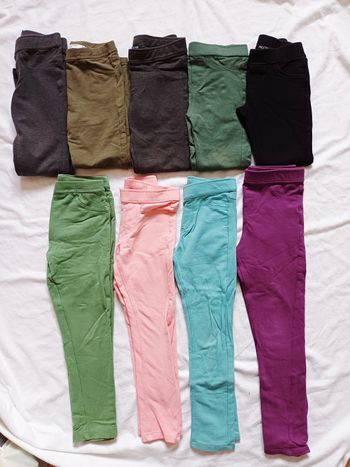 Lot de pantalons jeggings taille 5 / 6 ans