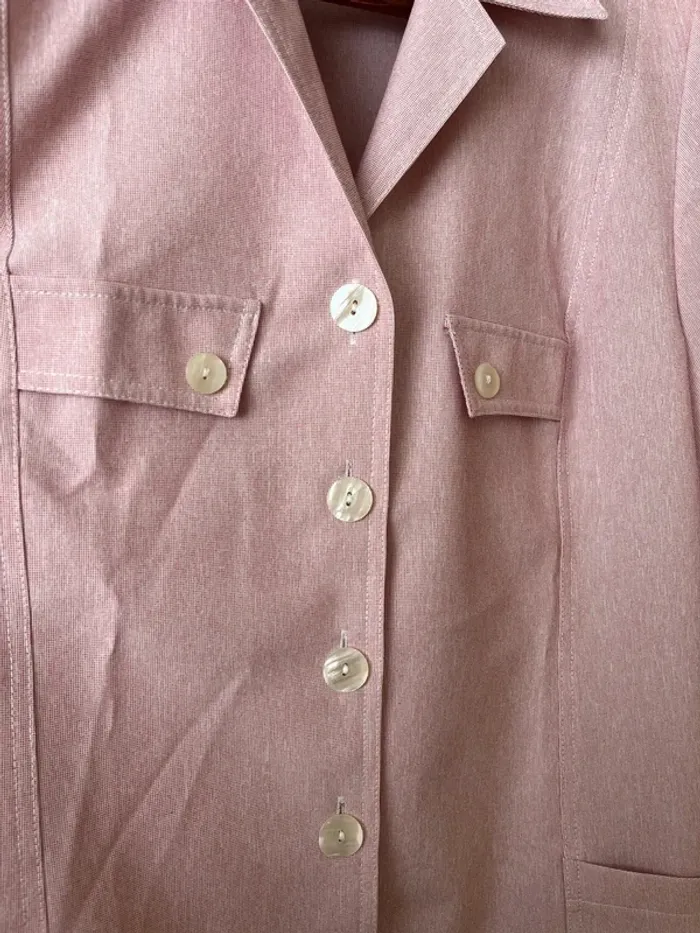 Veste chemise Rose Made in France - photo numéro 4