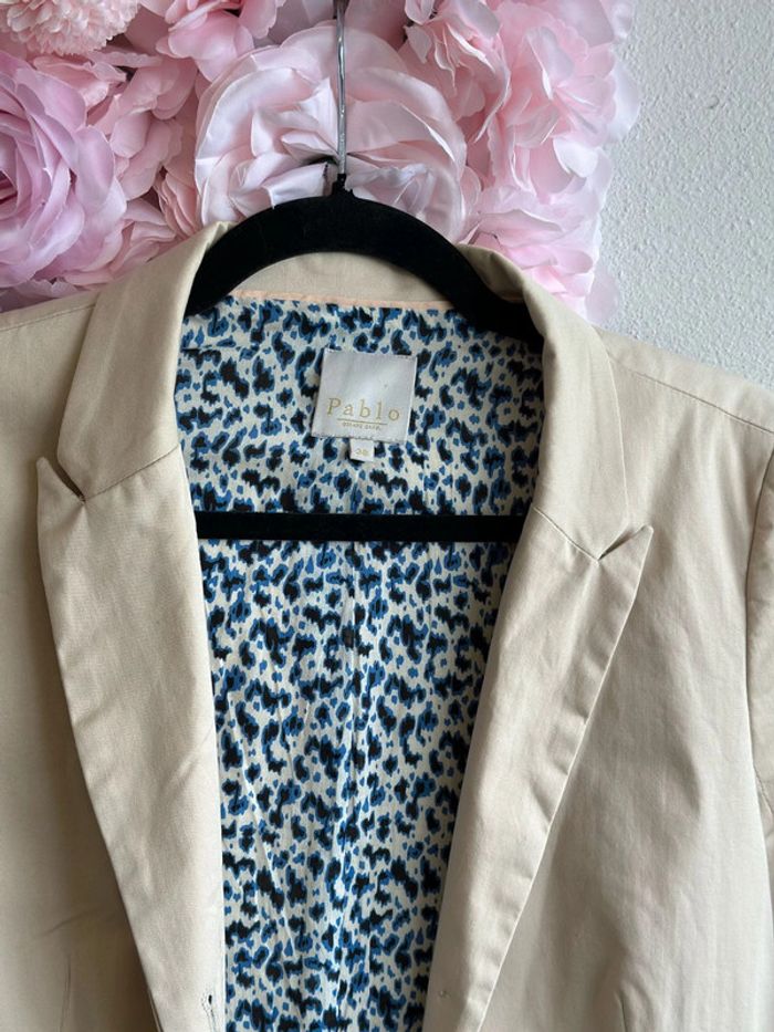 Veste beige façon trench taille 38 - Pablo - photo numéro 6