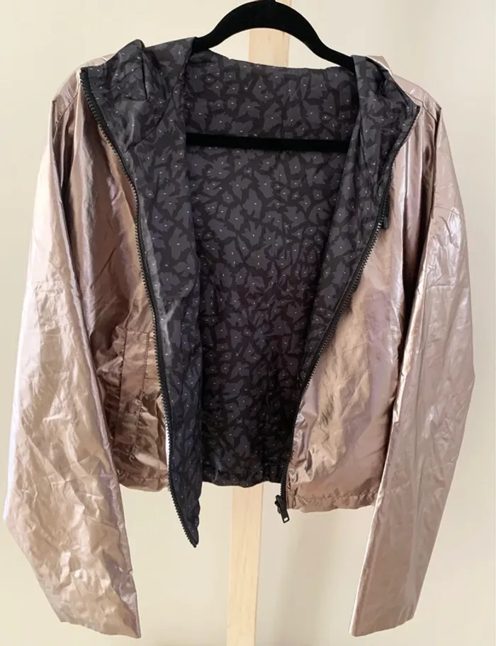🌟 Veste réversible Vero Moda métallisée / effet irisé – Taille M – Neuve - photo numéro 2