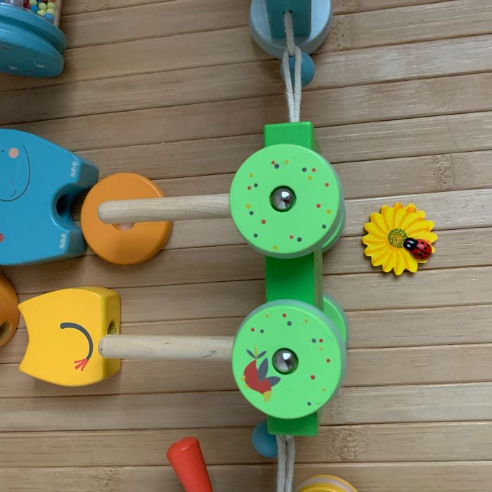 Eléphant d'activités à tirer - Les Papoum - Moulin Roty - photo numéro 3