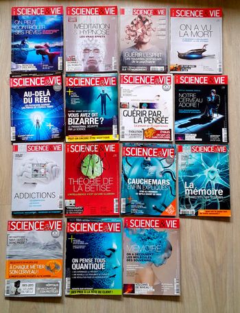 15 magazines science & vie thème Cerveau