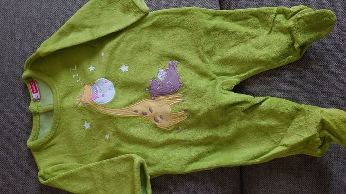 Pyjama bébé vert DPAM - photo numéro 2