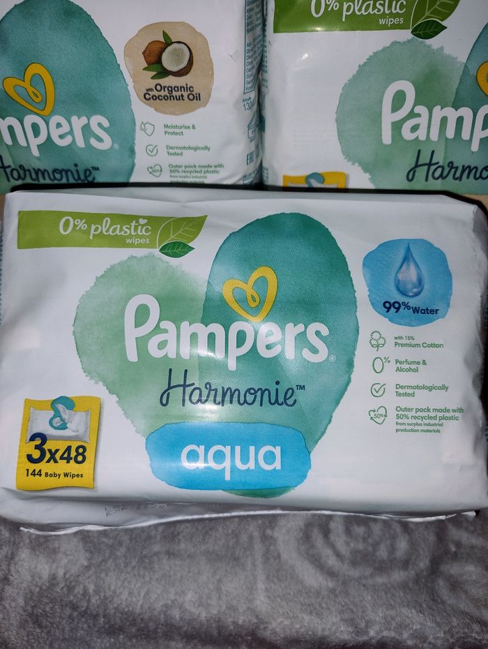 Lot de lingettes Pampers harmonie - photo numéro 2