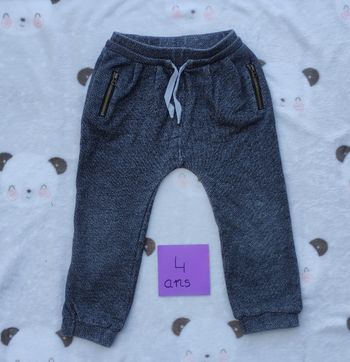 Pantalon gris chiné enfant 4 ans Kiabi