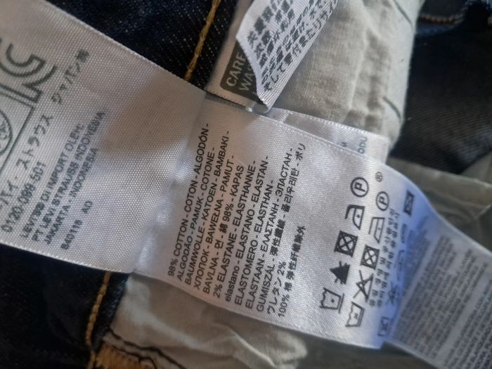 Levi's jean slim bleu T.36 en tbe - photo numéro 10