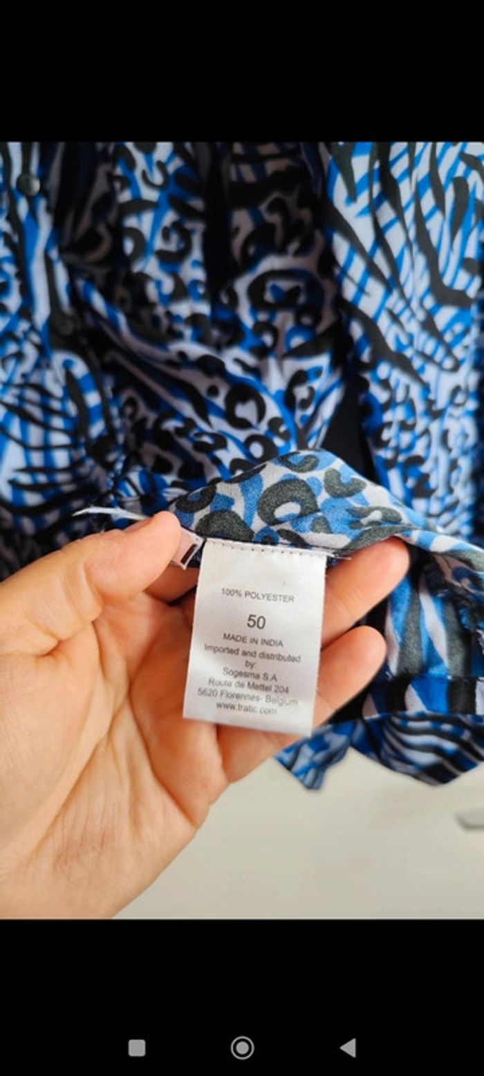 Chemise fluide motifs léopard taille 50 Si belle - photo numéro 7