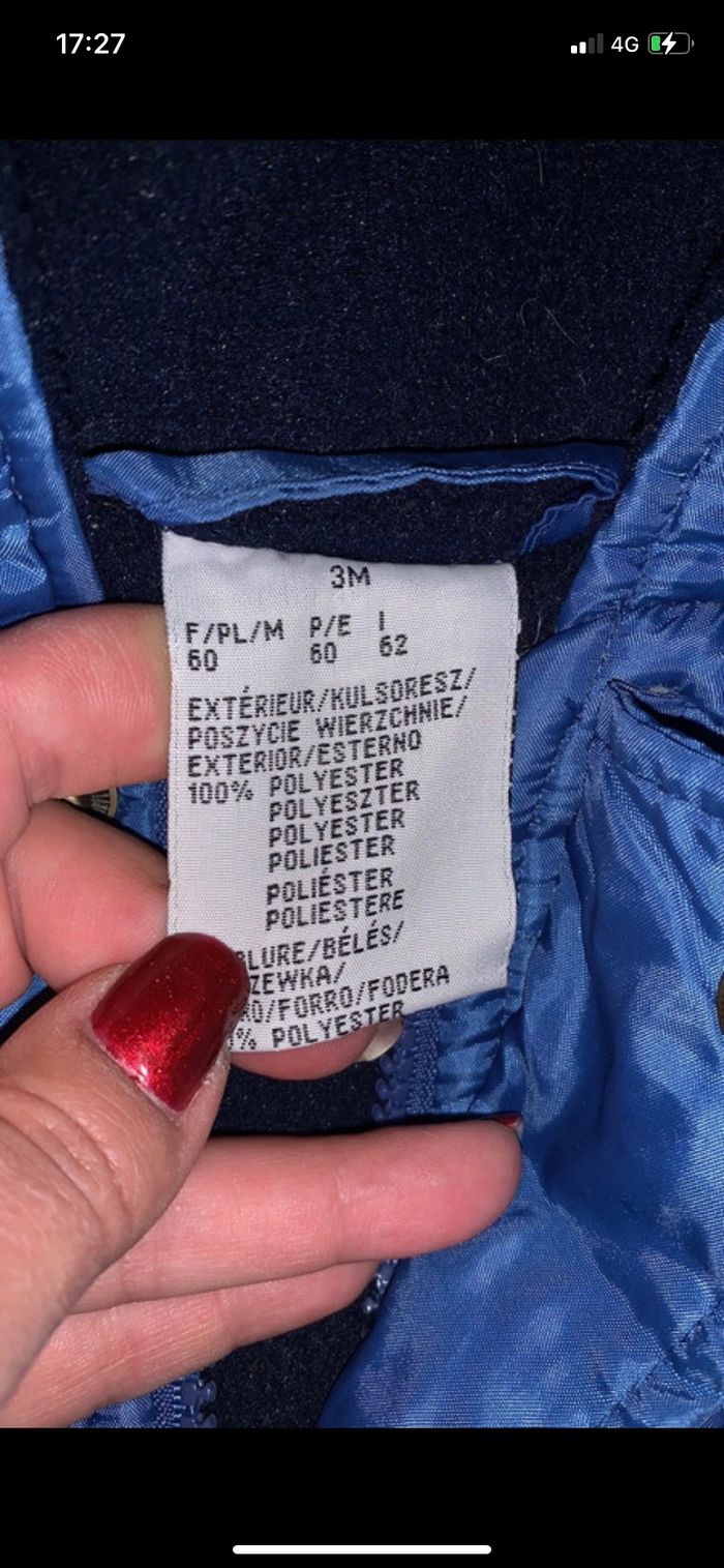 Combinaison bleu Snoopy 3 mois - photo numéro 5