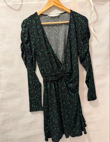 Robe Mango à motifs noire