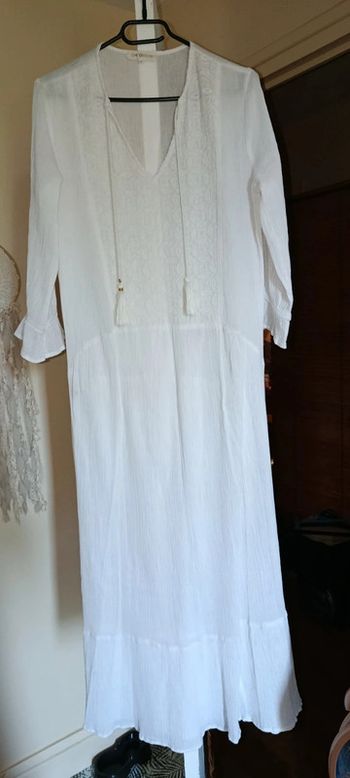 Robe longue blanche