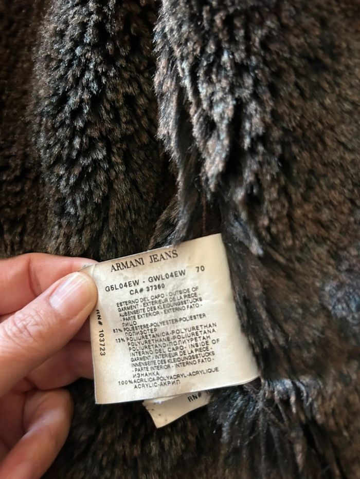 Manteau Armani Jeans 40 - photo numéro 9