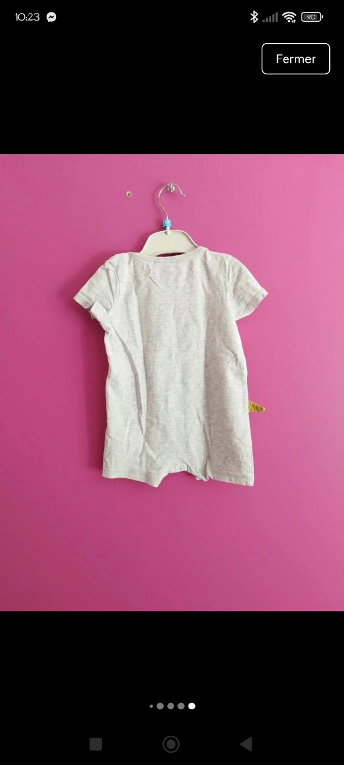 Pyjama short Du pareil au même 12 mois b1 - photo numéro 6