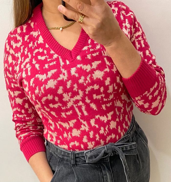 Pull Léopard Taille S - photo numéro 2