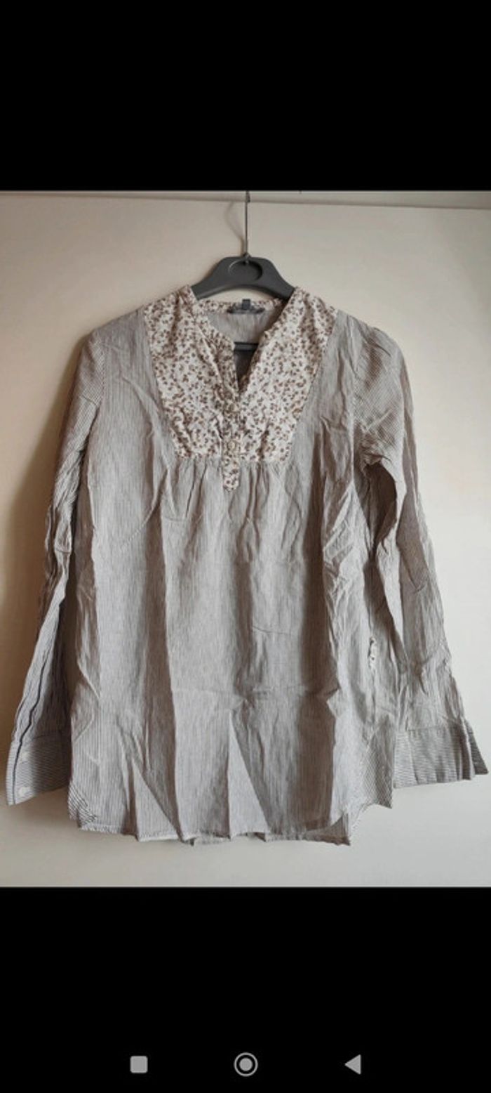 Blouse/chemise à rayures taille 36 Grain de Malice