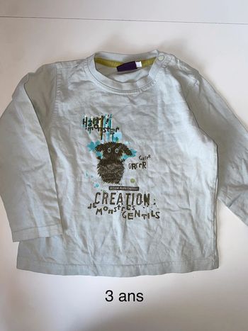 Tee shirt 3 ans