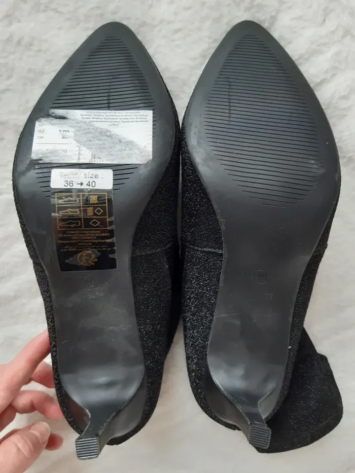 Bottines noires Camaïeu 40 - photo numéro 3