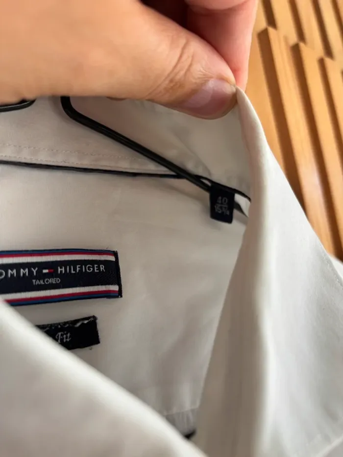 Chemise Tommy H blanc - photo numéro 4