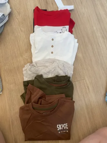 Lot de 5 manche longes neuf