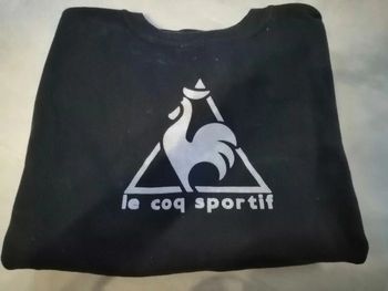 lot de 2 sweat noir mixte taille M le coq sportif