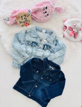Veste en jeans fille 