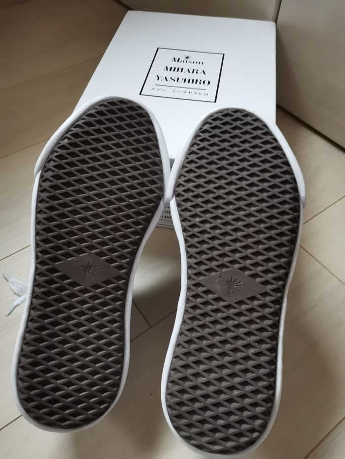 Maison Mihara Yasuhiro Baskets Blanches & Noires – Taille 44 – - photo numéro 5