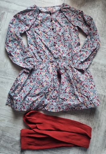 Ensemble sergent major robe et collant