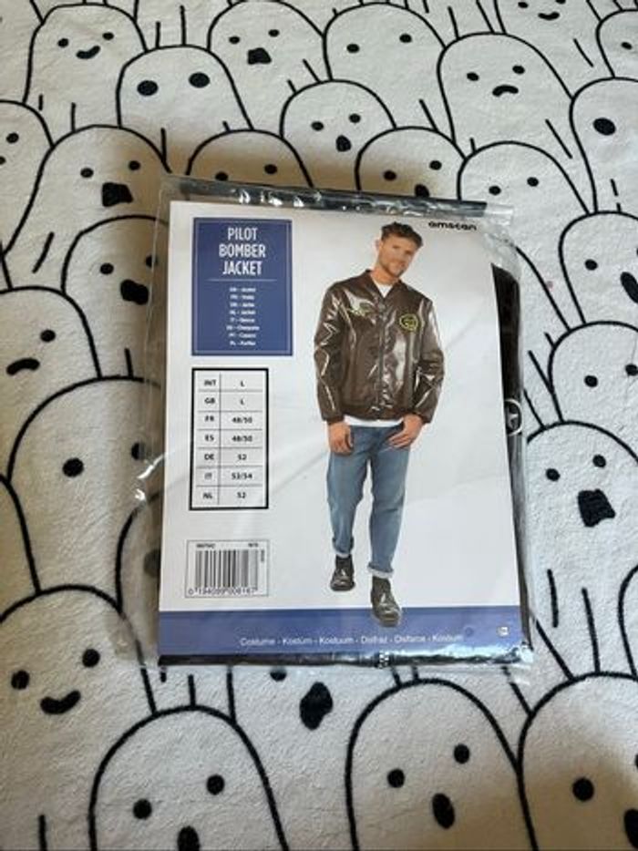 Déguisement homme veste pilote Taille 48/50 Neuf