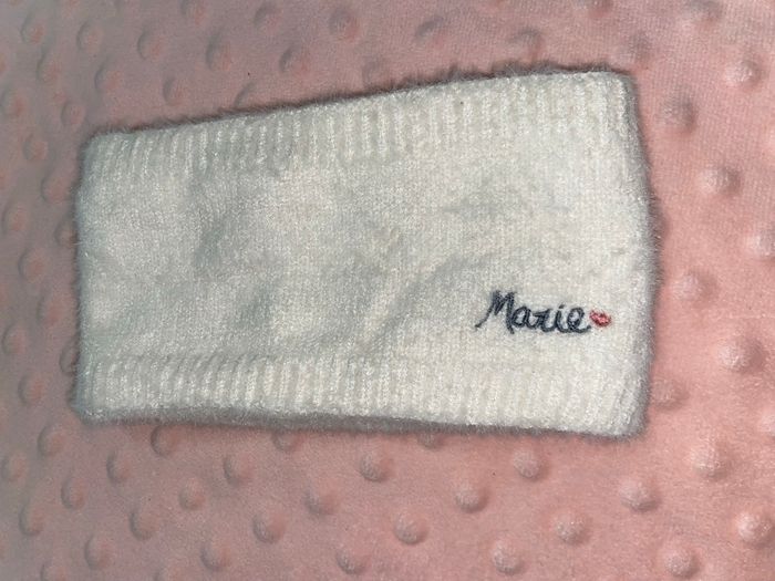 Ensemble bonnet + tour de cou Marie (aristochat) 3-6 mois - photo numéro 9