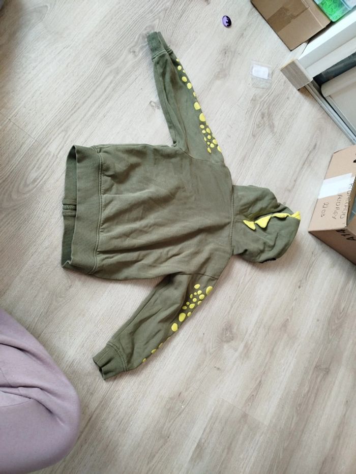 Veste a capuche h&m taille 4-6 ans dinosaure - photo numéro 4