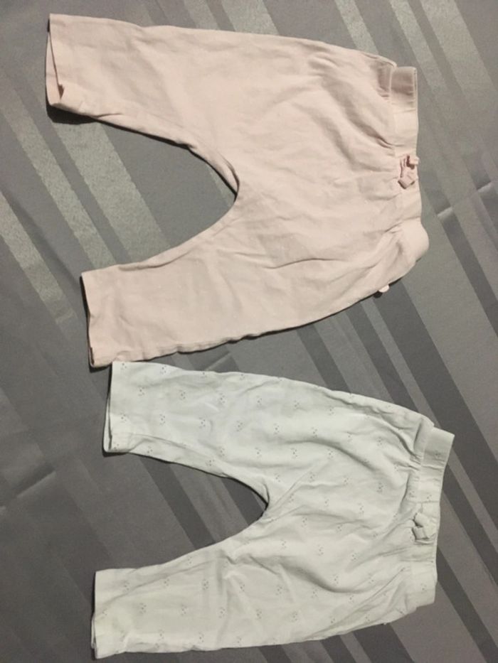 9 mois Lot 2 pantalons obaibi