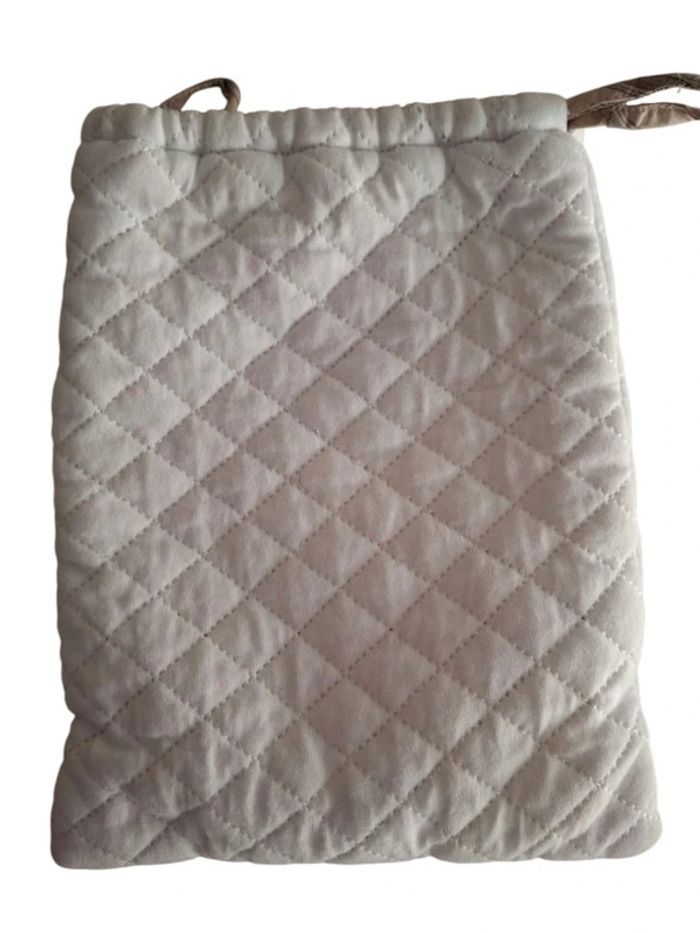 Pochette blanche burberry coton