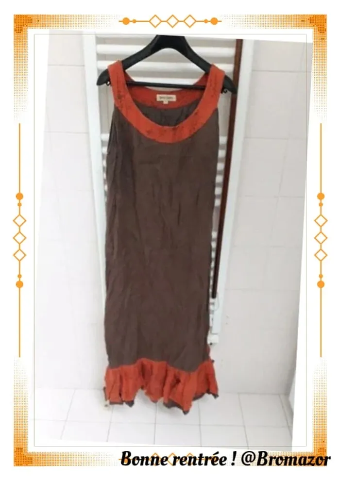 Robe longue en lin Tera Bora taille M - photo numéro 2