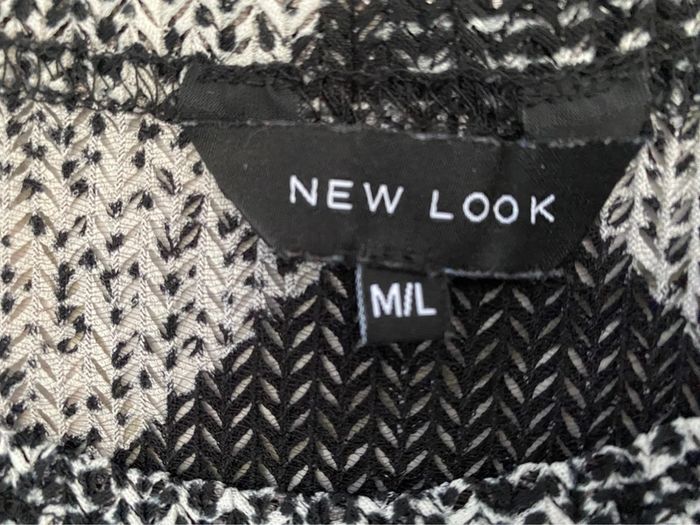 Blouse très léger New Look M/L losanges gris noirs - photo numéro 5