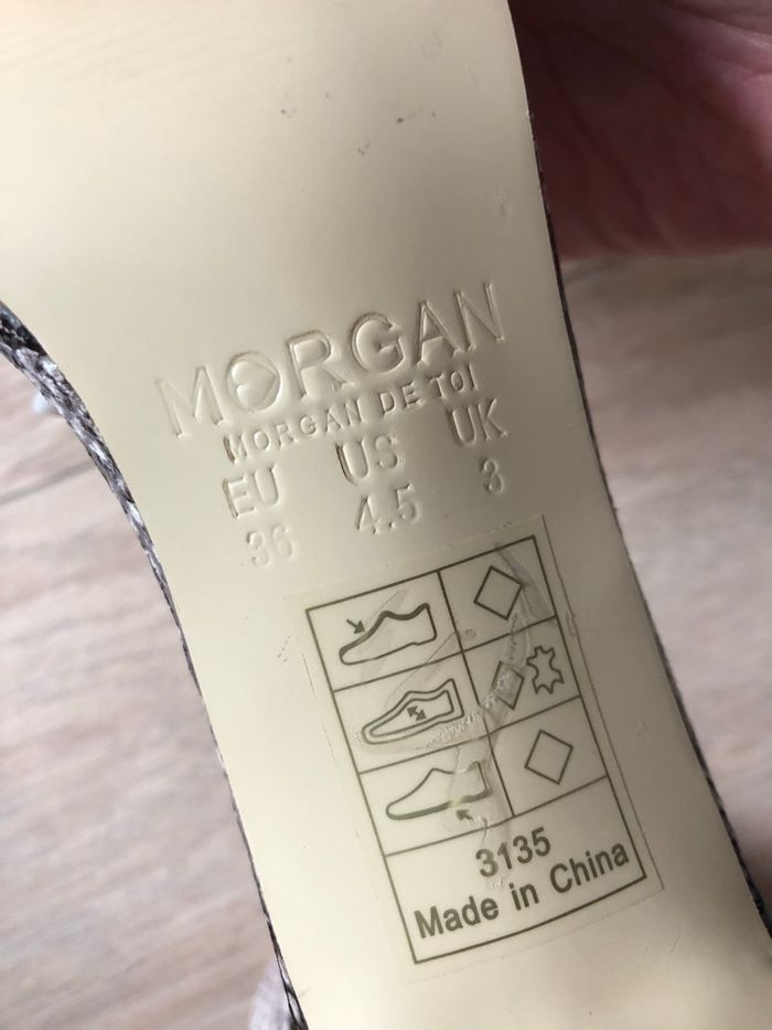 Escarpins ouverts neufs Morgan pointure 36 (valeur 59€) - photo numéro 7