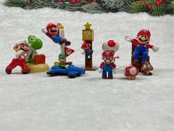 Lot de 10 figurines Super Mario Bros - Mario Kart Nintendo