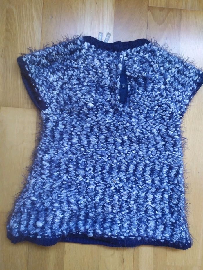 Robe bleu chiné 9mois - photo numéro 3