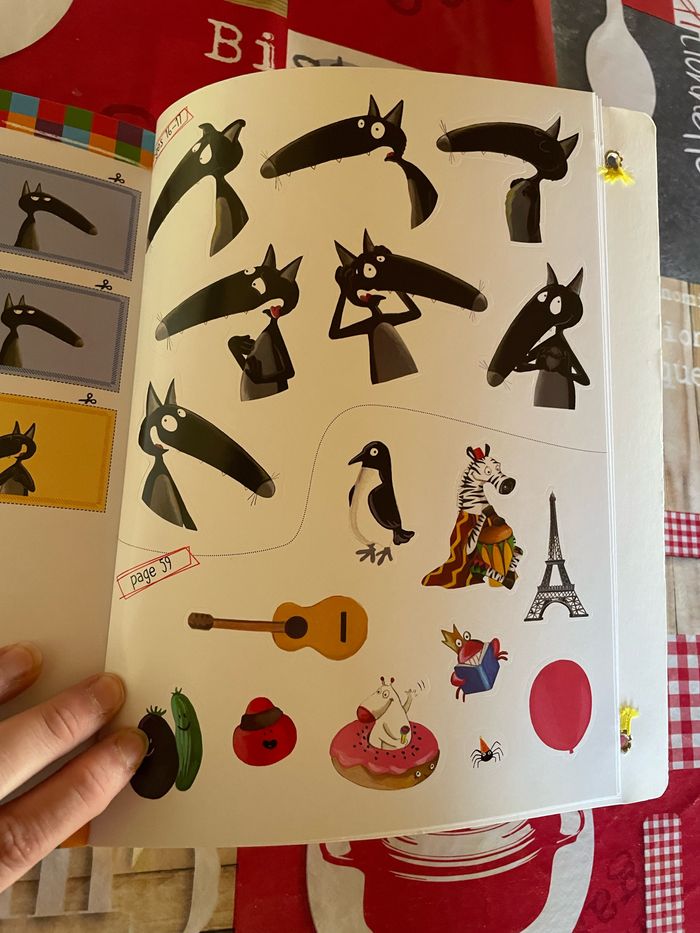 Cahier d’activités j’exprime mes émotions avec loup - photo numéro 3