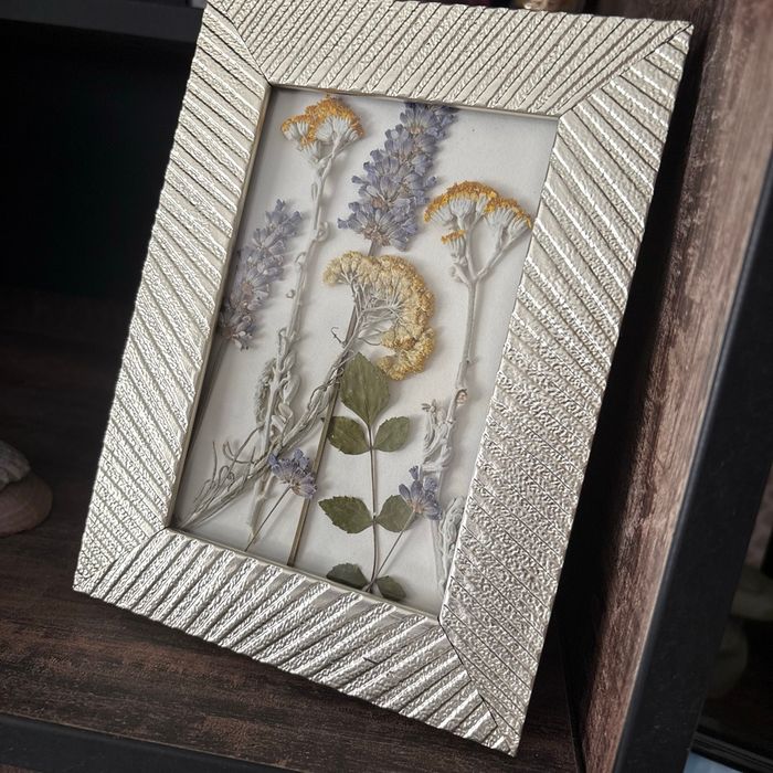 Cadre fleurs séchées - photo numéro 2