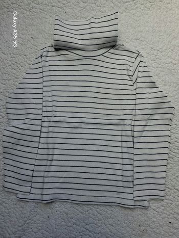 T-shirt col roulé garçon 5 ans