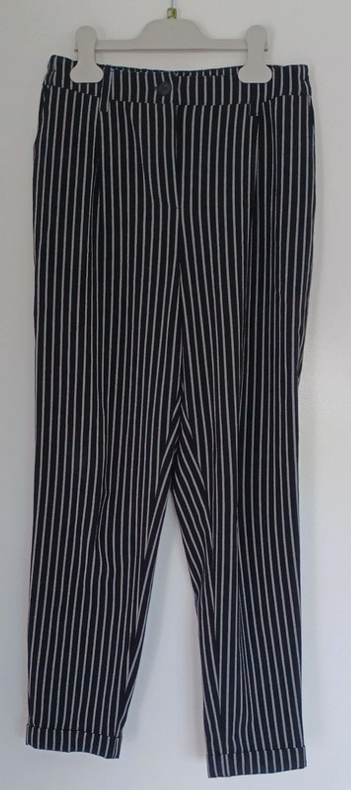 Pantalon rayé / tailleur - Camaïeu