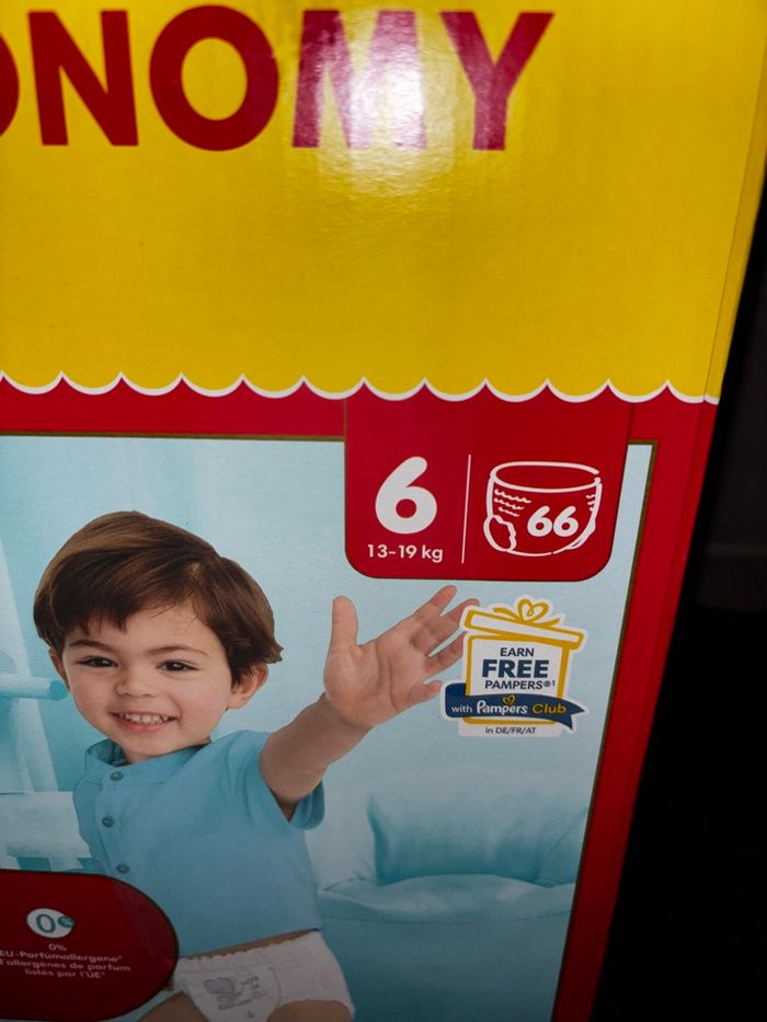 Maxi Pack de 66 Couches Pampers Protection Premium Pants Neuf Dans L’emballage  Taille:  6 - photo numéro 2