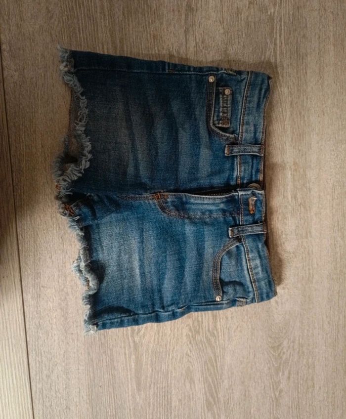 Short 4-5 ans denim co fille