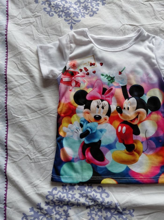 Très joli t-shirt manches courtes fille T 2 ans - photo numéro 3