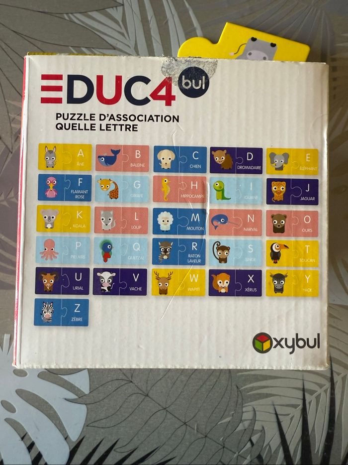 Puzzle association quelle lettre ? Oxybul - photo numéro 9